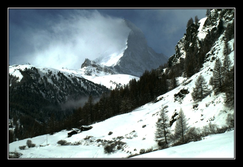 20 Cervin en hiver